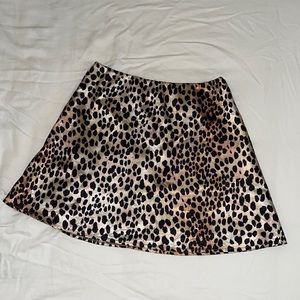 NWOT Princess Polly A-Line Cheetah Mini Skirt